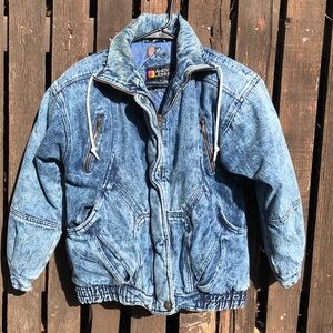 Vintage Andy Johns Acid Wash Jacket
